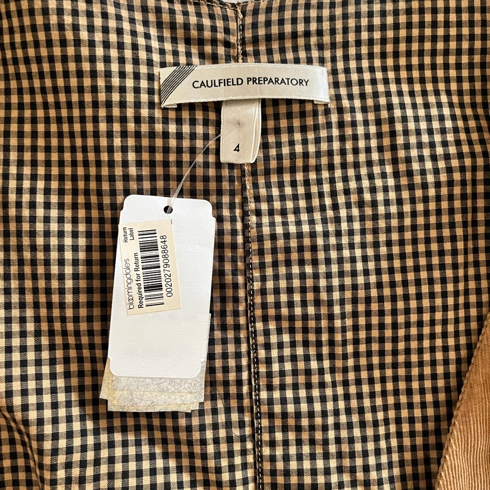 Caulfield Preparatory Brown Vest